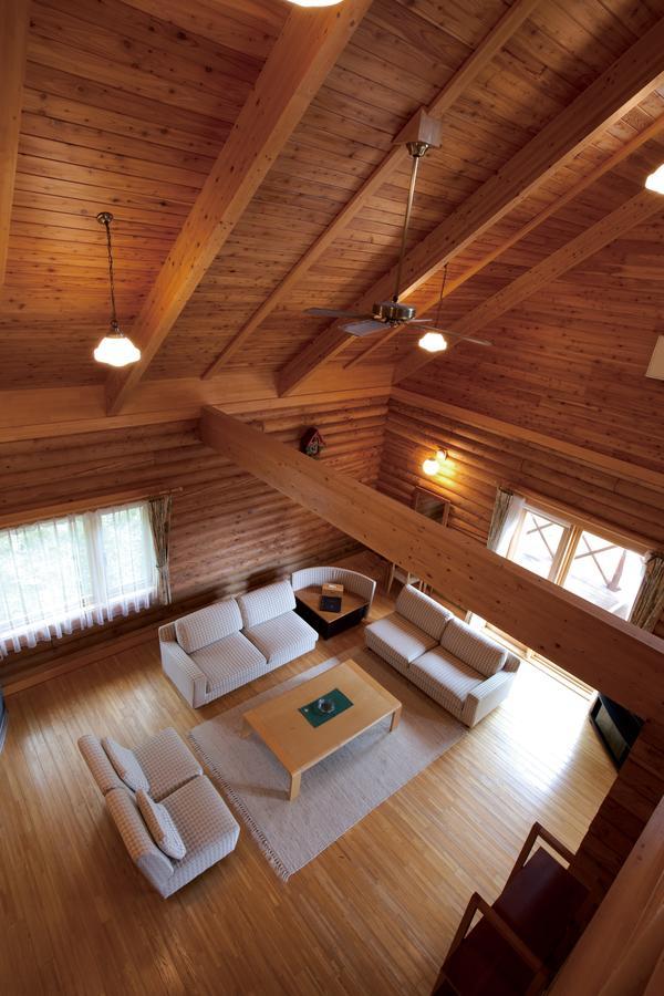 Log Hotel Larch Lake Kanayama Minamifurano Esterno foto