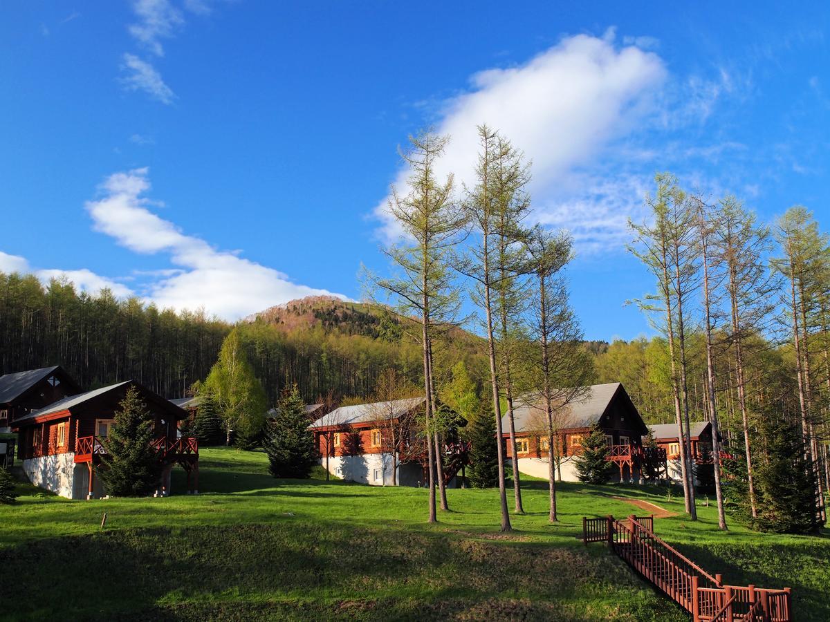 Log Hotel Larch Lake Kanayama Minamifurano Camera foto