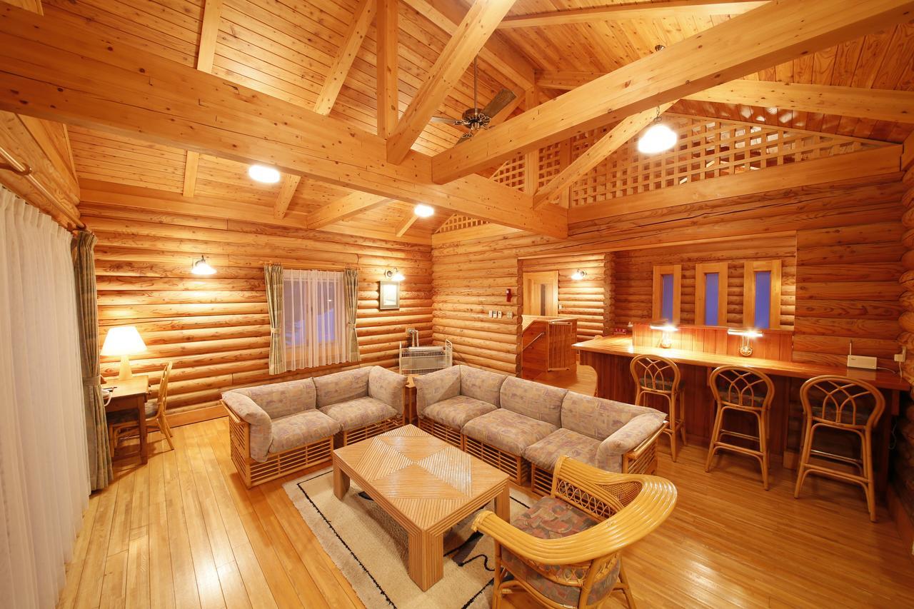 Log Hotel Larch Lake Kanayama Minamifurano Camera foto