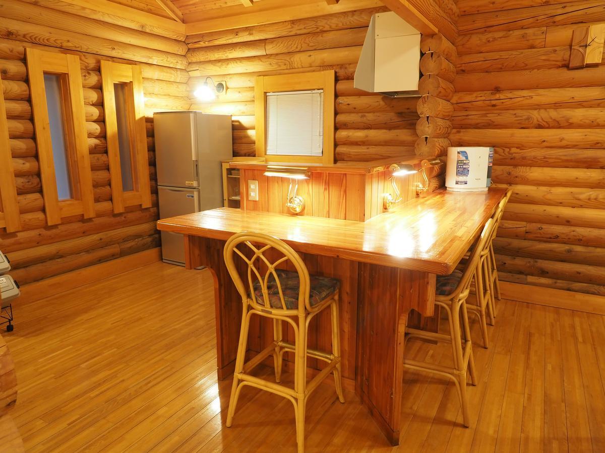 Log Hotel Larch Lake Kanayama Minamifurano Camera foto